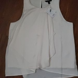 White flowy tank NWT